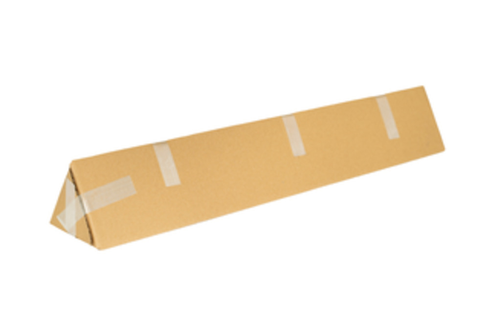 Boxed up poster in a protective carton box ready for shipping.