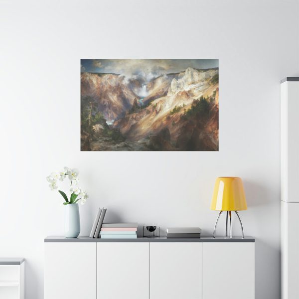 60355 Grand Canyon of the Yellowstone by Thomas Moran Standard Canvas