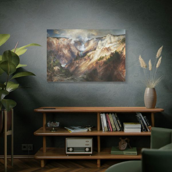 60481 Grand Canyon of the Yellowstone by Thomas Moran Standard Canvas