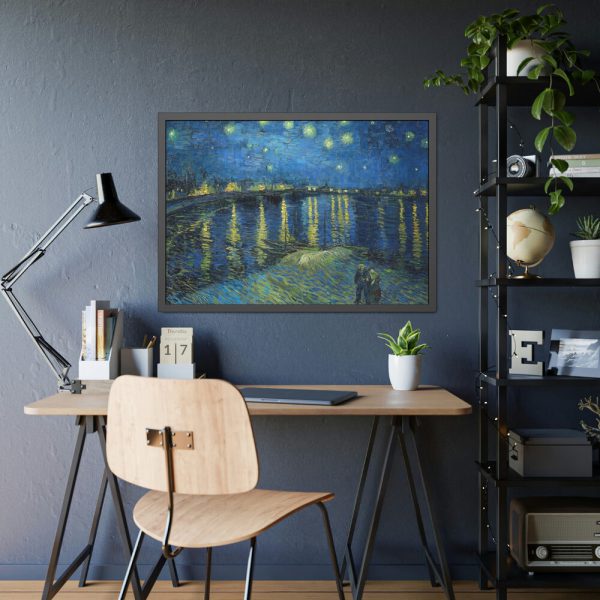 76603 Starry Night Over the Rhone by Vincent van Gogh Framed Posters