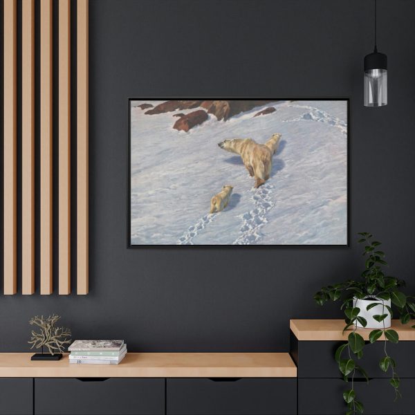 88289-19.jpg Eisbaren Familie by Richard Friese Framed Canvas