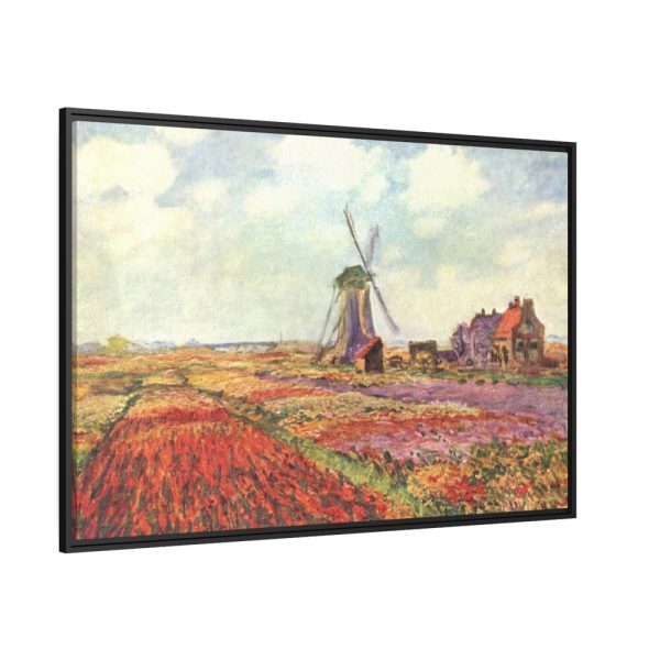 88289-20.jpg Tulip Fields by Claude Monet Framed Canvas