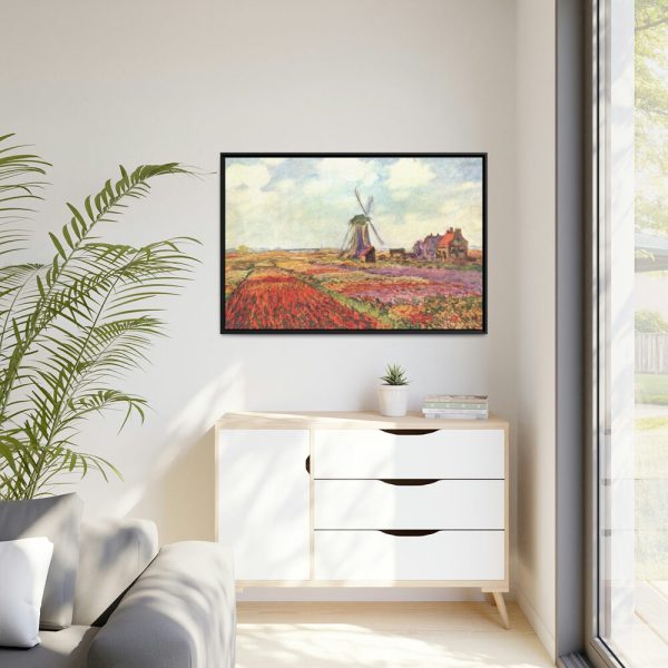 88289-23.jpg Tulip Fields by Claude Monet Framed Canvas