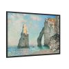 The Cliffs at Étretat by Claude Monet Framed Canvas