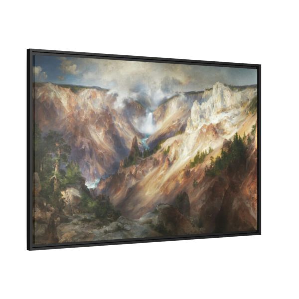88289-30.jpg Grand Canyon of the Yellowstone by Thomas Moran Framed Canvas