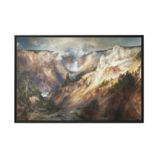 88289-31.jpg Grand Canyon of the Yellowstone by Thomas Moran Framed Canvas