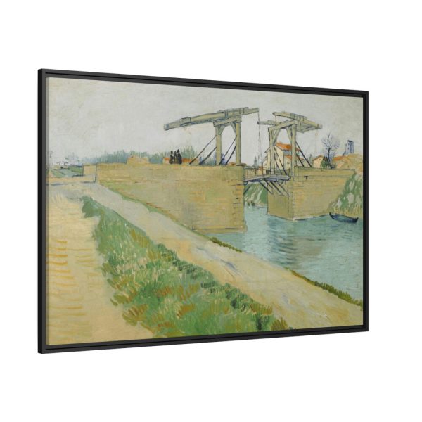 88289-40.jpg The Langlois Bridge by Vincent van Gogh Framed Canvas
