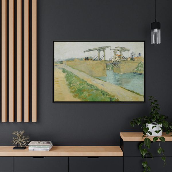 88289-44.jpg The Langlois Bridge by Vincent van Gogh Framed Canvas
