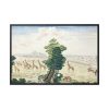 Giraffe-hunt near the Orange River Framed Canvas