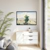Giraffe-hunt near the Orange River Framed Canvas