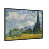 88289-5.jpg Wheat Field with Cypresses by Vincent van Gogh Framed Canvas