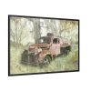 Old Vintage Nostalgia Framed Canvas