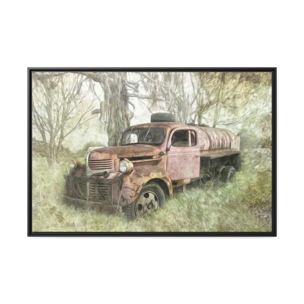 Old Vintage Nostalgia Framed Canvas