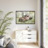 Old Vintage Nostalgia Framed Canvas