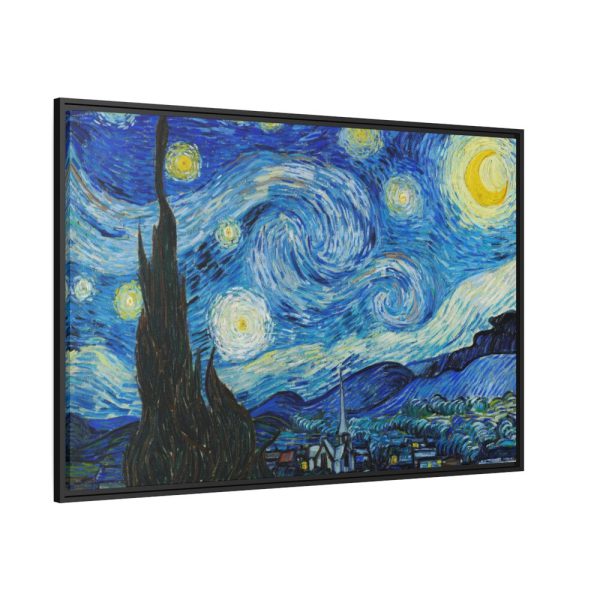 88289.jpg The Starry Night by Vincent van Gogh Framed Canvas
