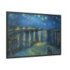 88289-80.jpg Starry Night Over the Rhone by Vincent van Gogh Framed Canvas