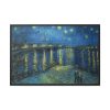 88289-81.jpg Starry Night Over the Rhone by Vincent van Gogh Framed Canvas