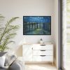 88289-83.jpg Starry Night Over the Rhone by Vincent van Gogh Framed Canvas