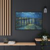 88289-84.jpg Starry Night Over the Rhone by Vincent van Gogh Framed Canvas