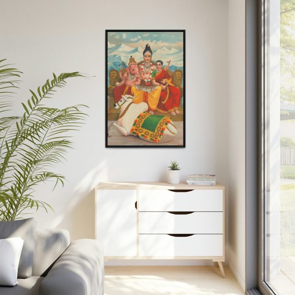 88299-13.jpg Shri Shankara Shiva Framed Canvas