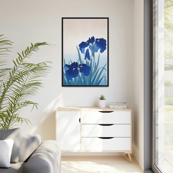 88299-18.jpg Iris Flowers by Ohara Koson Framed Canvas