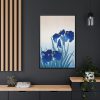 88299-19.jpg Iris Flowers by Ohara Koson Framed Canvas