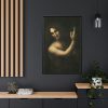 Saint John the Baptist by Leonardo da Vinci Framed Canvas