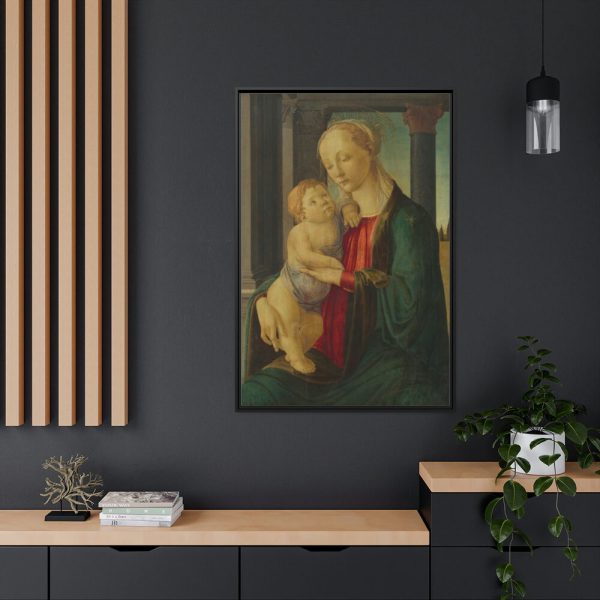 88299-34.jpg Madonna and Child by Sandro Botticelli Framed Canvas