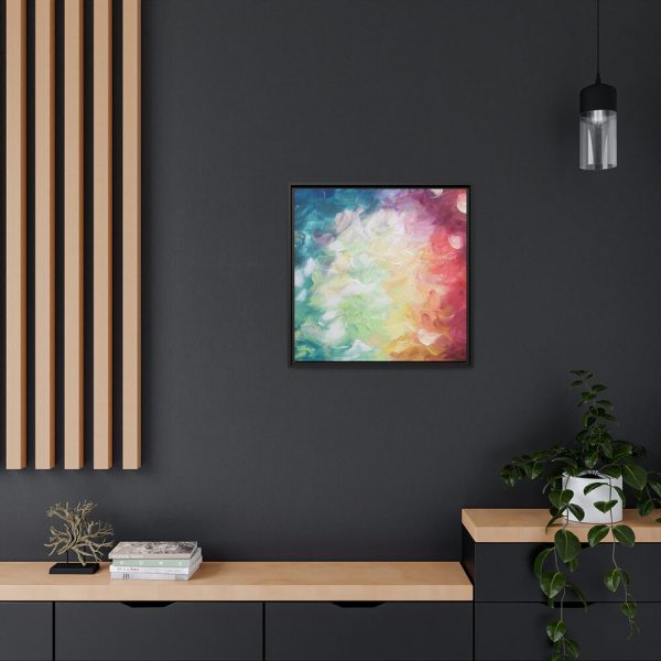 88301-4.jpg Abstract Colorful Painting Background Framed Canvas