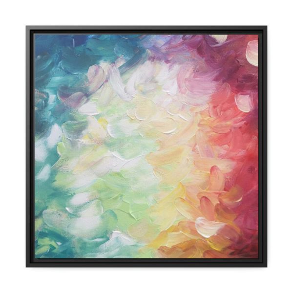 88301.jpg Abstract Colorful Painting Background Framed Canvas
