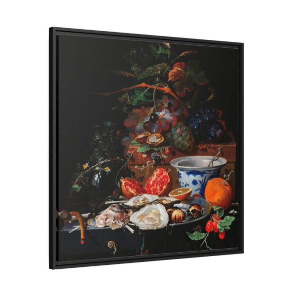 88302-10.jpg Fruits and Oysters by Abraham Mignon Framed Canvas