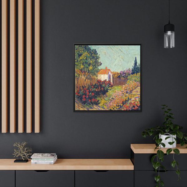 88302-19.jpg Landscape by Vincent van Gogh Framed Canvas