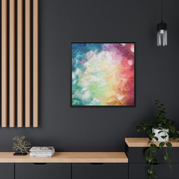 88302-4.jpg Abstract Colorful Painting Background Framed Canvas