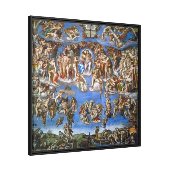 88302-5.jpg The Last Judgment by Michelangelo Buonarroti Framed Canvas