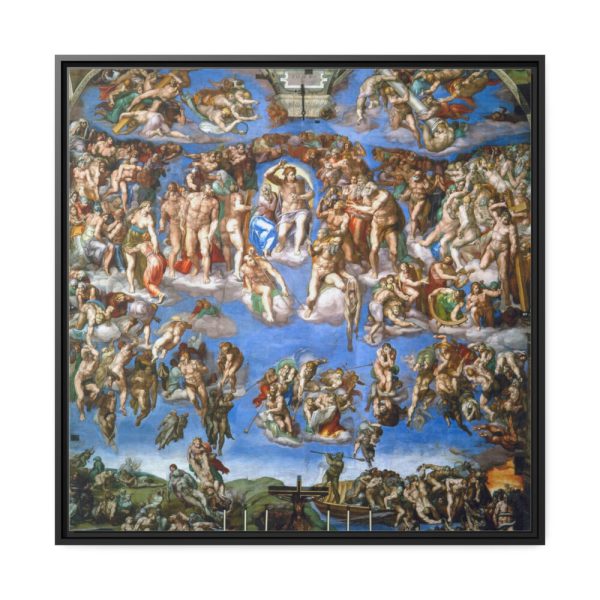 88302-6.jpg The Last Judgment by Michelangelo Buonarroti Framed Canvas