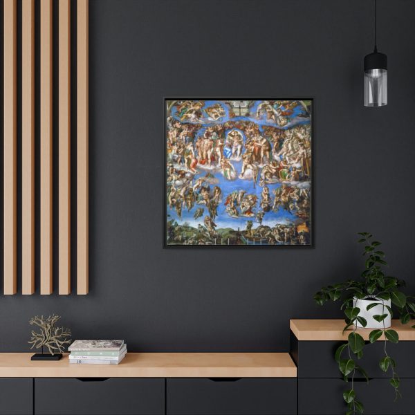 88302-9.jpg The Last Judgment by Michelangelo Buonarroti Framed Canvas