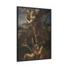 Le Grand Saint Michel War in Heaven by Raffaello Sanzio Framed Canvas