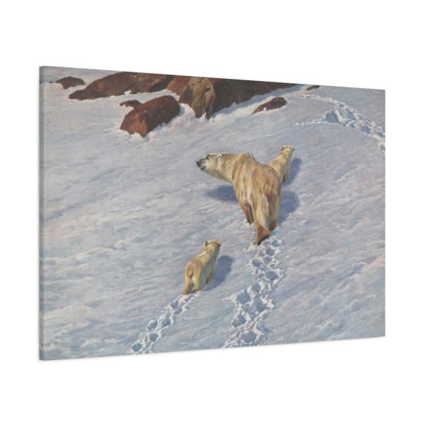 91638-15.jpg Eisbaren Familie by Richard Friese Standard Canvas