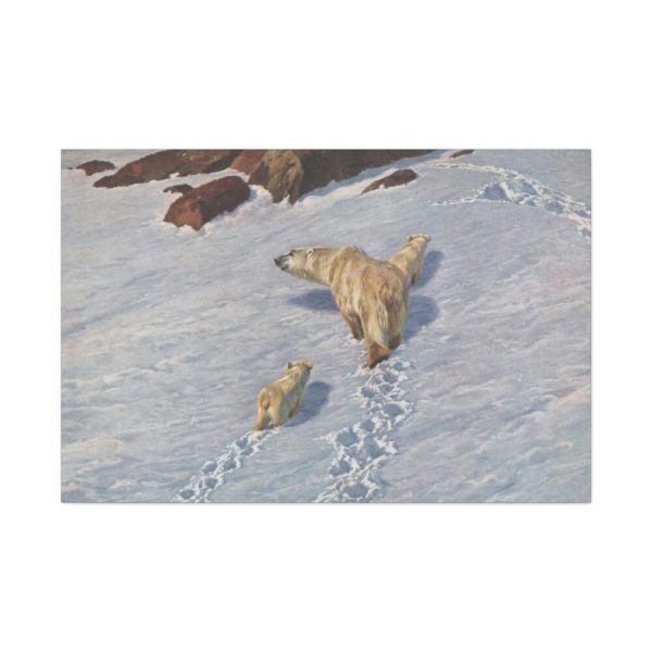 91638-16.jpg Eisbaren Familie by Richard Friese Standard Canvas