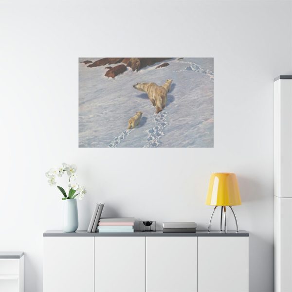 91638-17.jpg Eisbaren Familie by Richard Friese Standard Canvas