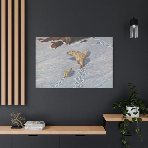 91638-18.jpg Eisbaren Familie by Richard Friese Standard Canvas