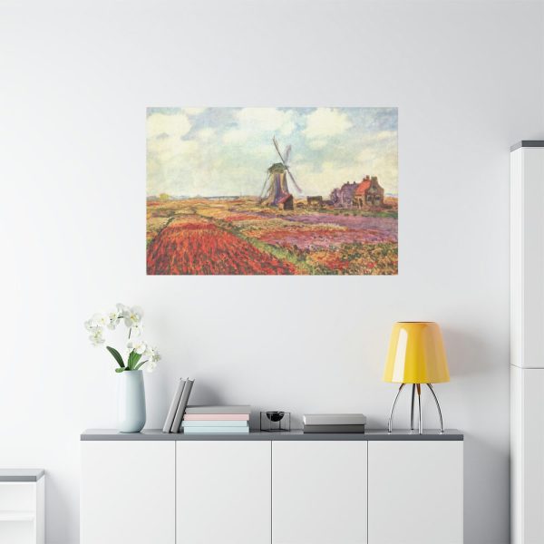 91638-22.jpg Tulip Fields by Claude Monet Standard Canvas