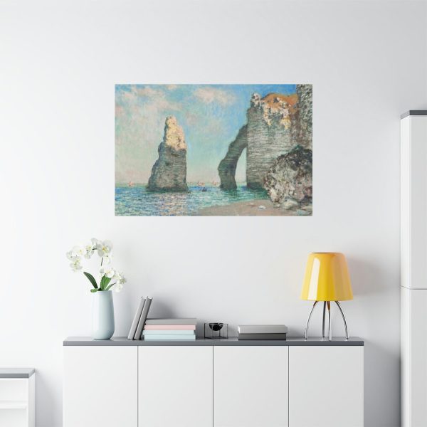 The Cliffs at Étretat by Claude Monet Standard Canvas