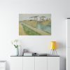 91638-32.jpg The Langlois Bridge by Vincent van Gogh Standard Canvas