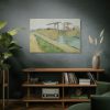 91638-34.jpg The Langlois Bridge by Vincent van Gogh Standard Canvas