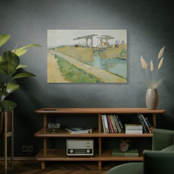 91638-34.jpg The Langlois Bridge by Vincent van Gogh Standard Canvas