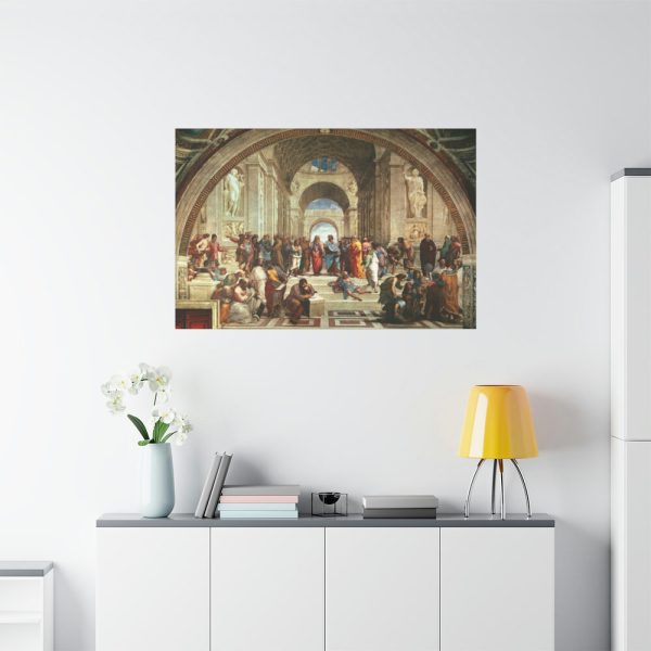 91638-62.jpg The School of Athens by Stanze di Raffaello Standard Canvas