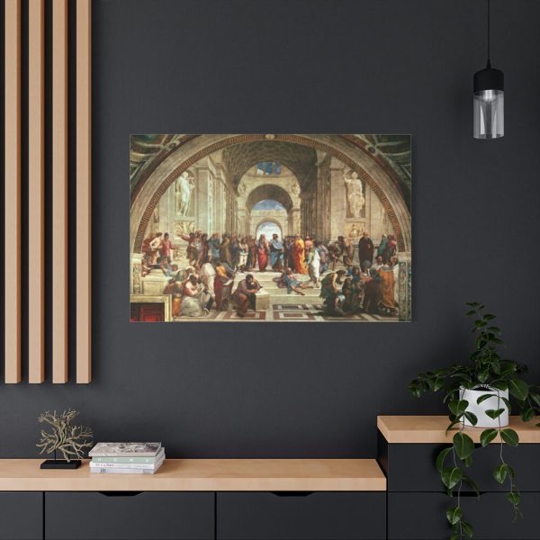 91638-63.jpg The School of Athens by Stanze di Raffaello Standard Canvas