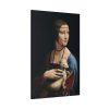 Lady with an Ermine by Leonardo da Vinci Standard Canvas
