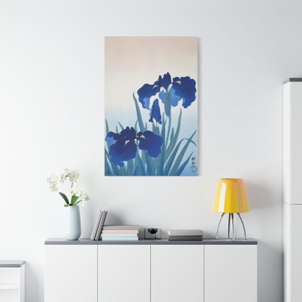 91655-17.jpg Iris Flowers by Ohara Koson Standard Canvas
